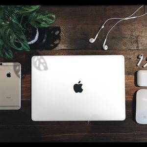 MacBook Air M1 2020 White Vinyl Skin (Inside, Top + Bottom)